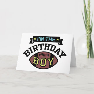 Tarjeta Soy el niño de cumpleaños