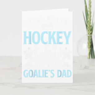 Tarjeta Soy el papá portero de hockey de un portero de hoc
