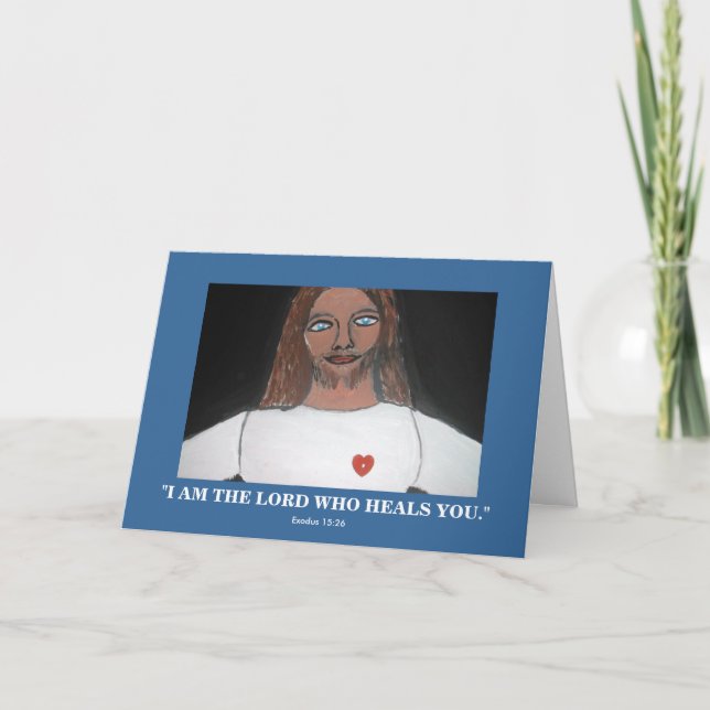 TARJETA "SOY EL SEÑOR QUE TE SALUDA" (Anverso)