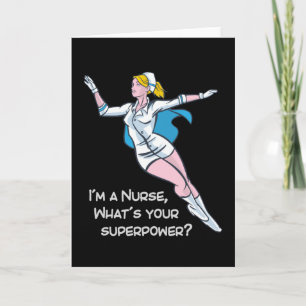 Tarjeta Soy enfermera, ¿cuál es tu superpoder?