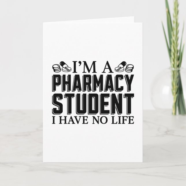 Tarjeta Soy Farmacéutico Estudiante de Tecnología Farmacéu (Anverso)