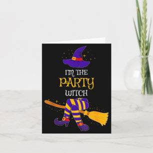 Tarjeta Soy La Bruja De La Fiesta Disfraz Familiar Combina
