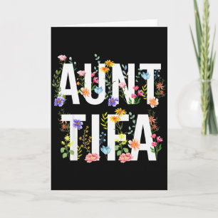 Tarjeta Soy la camiseta de la tía Tifa Tía Tifa Divertida 