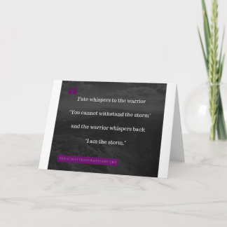 Tarjeta Soy la colección Storm