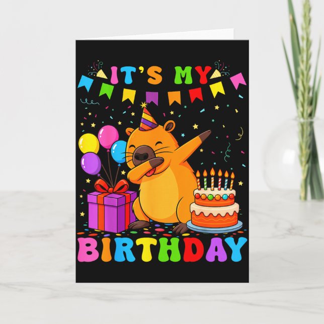 Tarjeta Soy La Cumpleañera Lindo Día De Cumpleaños De Carp (Anverso)