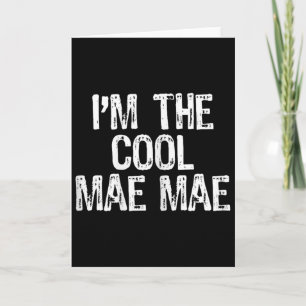 Tarjeta Soy la Mae-mae genial, la divertida abuela Maemae