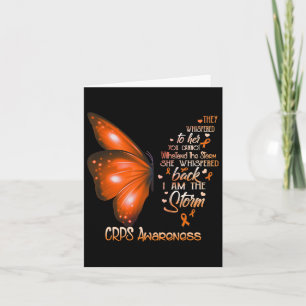 Tarjeta Soy La Mariposa De Conciencia De La Tormenta Crps