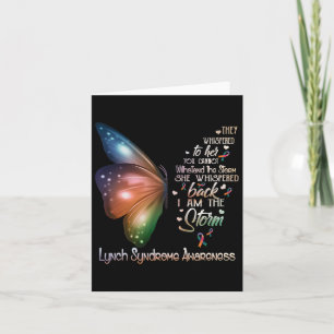 Tarjeta Soy La Mariposa De Conciencia Sobre El Síndrome De