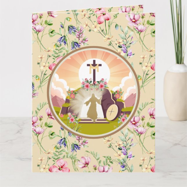 Tarjeta Soy la resurrección y la vida (Anverso)