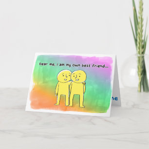 Tarjeta Soy mi propio mejor amigo