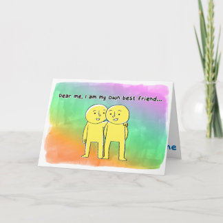 Tarjeta Soy mi propio mejor amigo