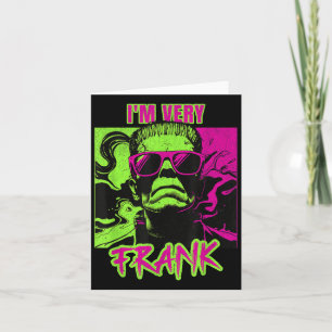 Tarjeta Soy Muy Divertido Frank Funny Disfraz de Halloween