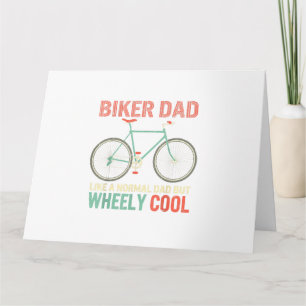 Tarjeta Soy Papá Motero Día del Padre Wheely Cooler bicicl