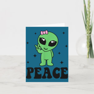 Tarjeta Soy Paz Vengo En Paz San Valentín Familia Divertid