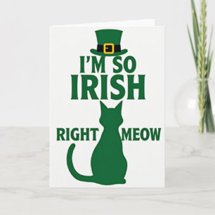 Tarjeta Soy Tan Irlandés Ahora Mismo