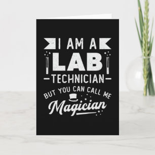 Tarjeta Soy Técnico De Laboratorio Científico De Laborator