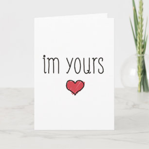 TARJETA **SOY TUYO POR SIEMPRE Y SIEMPRE** AMOR