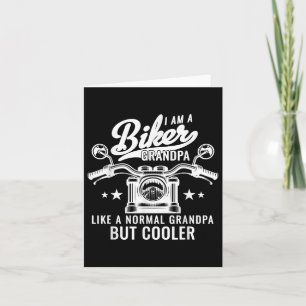 Tarjeta Soy Un Abuelo Biker Como Un Abuelo Normal Pero Un