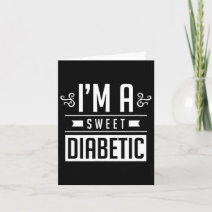 Tarjeta Soy un buen chico para la Diabética Insulina Diabe