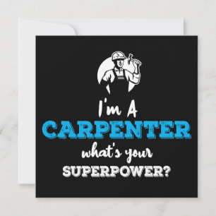 Tarjeta Soy Un Carpintero Cuál Es Tu Superpotencia