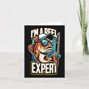 Tarjeta Soy un experto en el diseño de pesca