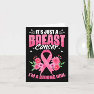 Tarjeta Soy un fuerte sobreviviente de cáncer de mama Chic