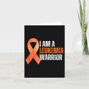 Tarjeta Soy Un Guerrero De La Leucemia, Ora De Conciencia