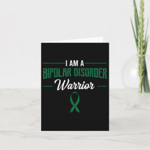 Tarjeta Soy Un Hombre De Cinta Verde Para El Trastorno Bip