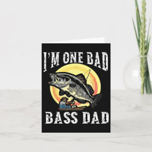 Tarjeta Soy un malo de papá Largemouth B
