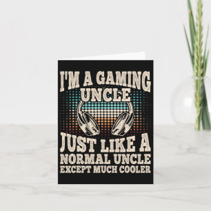 Tarjeta Soy un retro de videojuegos divertidos tío del jue
