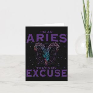 Tarjeta Soy Un Rótulo Aries Zodiac Arte Gráfico Ram Horosc