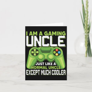 Tarjeta Soy Un Tío De Juego Excepto Mucho Video De Juego D