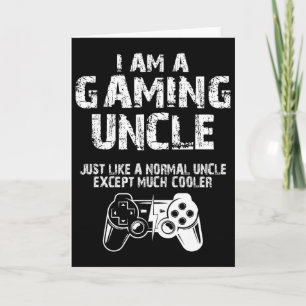 Tarjeta Soy un tío jugador divertido jugador de videojuego