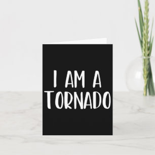 Tarjeta Soy un Tornado Halloween Soy un simple disfraz fác