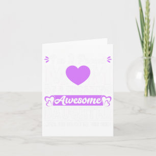 Tarjeta Soy una madre orgullosa de una hija increíble
