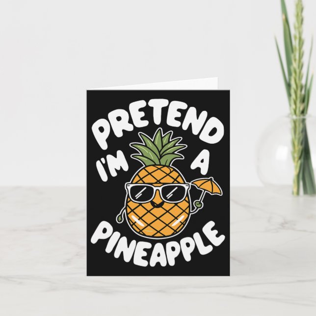 Tarjeta Soy una piña (Anverso)