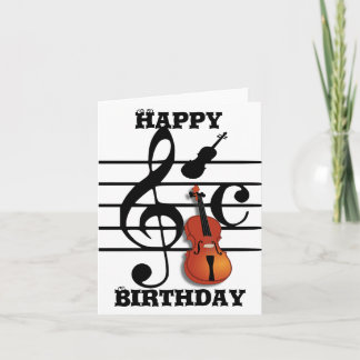 Tarjeta Soy violín.