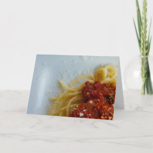 Tarjeta ¡Spaghetti! Notecard, Brad Hines Photography