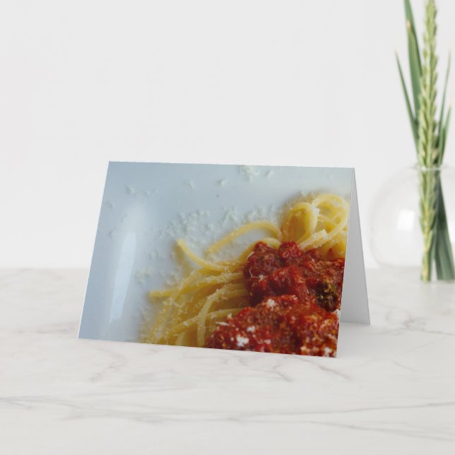 Tarjeta ¡Spaghetti! Notecard, Brad Hines Photography (Anverso)