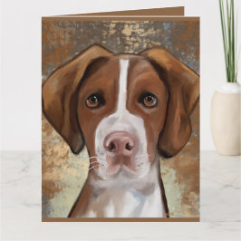 Tarjeta Spaniel Bretón