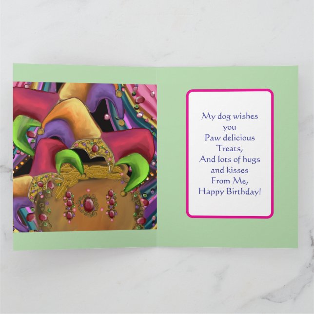 TARJETA SPANIEL DE PRIMAVERA INGLÉS (Interior)