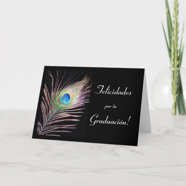 Tarjeta Spanish:Graduacion / Graduation (Anverso)