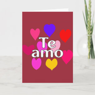 Tarjeta Spanish - I love you