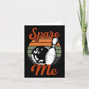 Tarjeta Spare Me Bowling