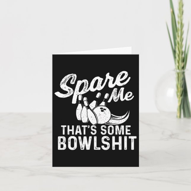 Tarjeta Spare Me que es un poco de Bowl (Anverso)