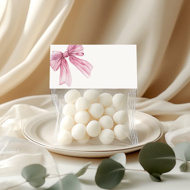 Tarjeta Sparkle Pink Coquette Bow 1 (Subido por el creador)