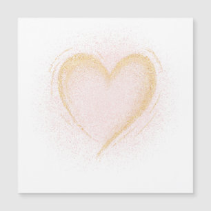 Tarjeta Sparkly Heart Blank