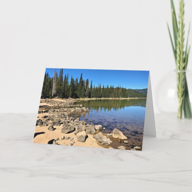 Tarjeta Sparks Lake, OR (Anverso)
