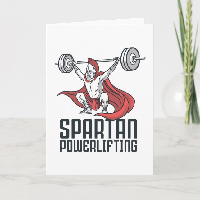 TARJETA SPARTAN POWERLIFING (Anverso)