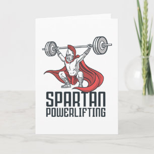 TARJETA SPARTAN POWERLIFING